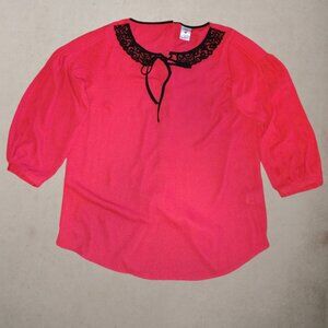 Disney Snow White Lauren Conrad Red Blouse